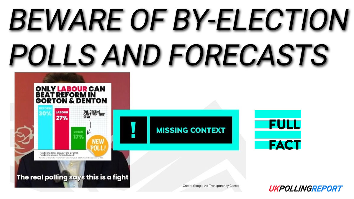 Beware of Polls and Forecasting for Gorton & Denton